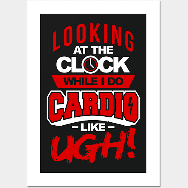 Cardio T-shirt Wall Art by VomHaus